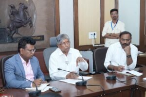 Chandrakant Dada Patil in Action Mode Over Missing Links in Ward No. 9