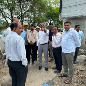 Review of Monsoon Preparedness on Baner Road; Joint Inspection Conducted by Additional Municipal Commissioner Omprakash Divte